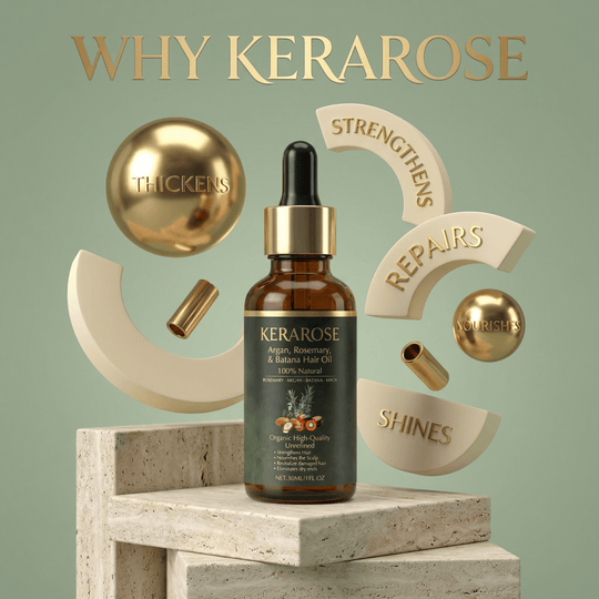 Kerarose™ Argan Rosemary & Batana Hair Oil