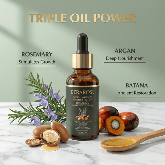 Kerarose™ Argan Rosemary & Batana Hair Oil