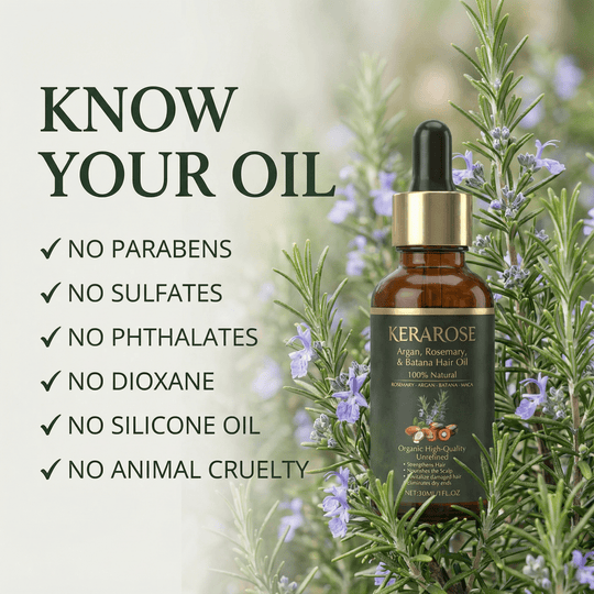 Kerarose™ Argan Rosemary & Batana Hair Oil